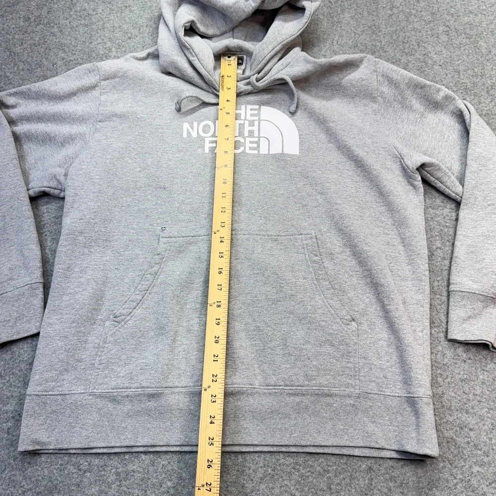The North Face Men's‎ XL Hoodie Half Dome Pullover Gray Cotton Logo Sweatshirt